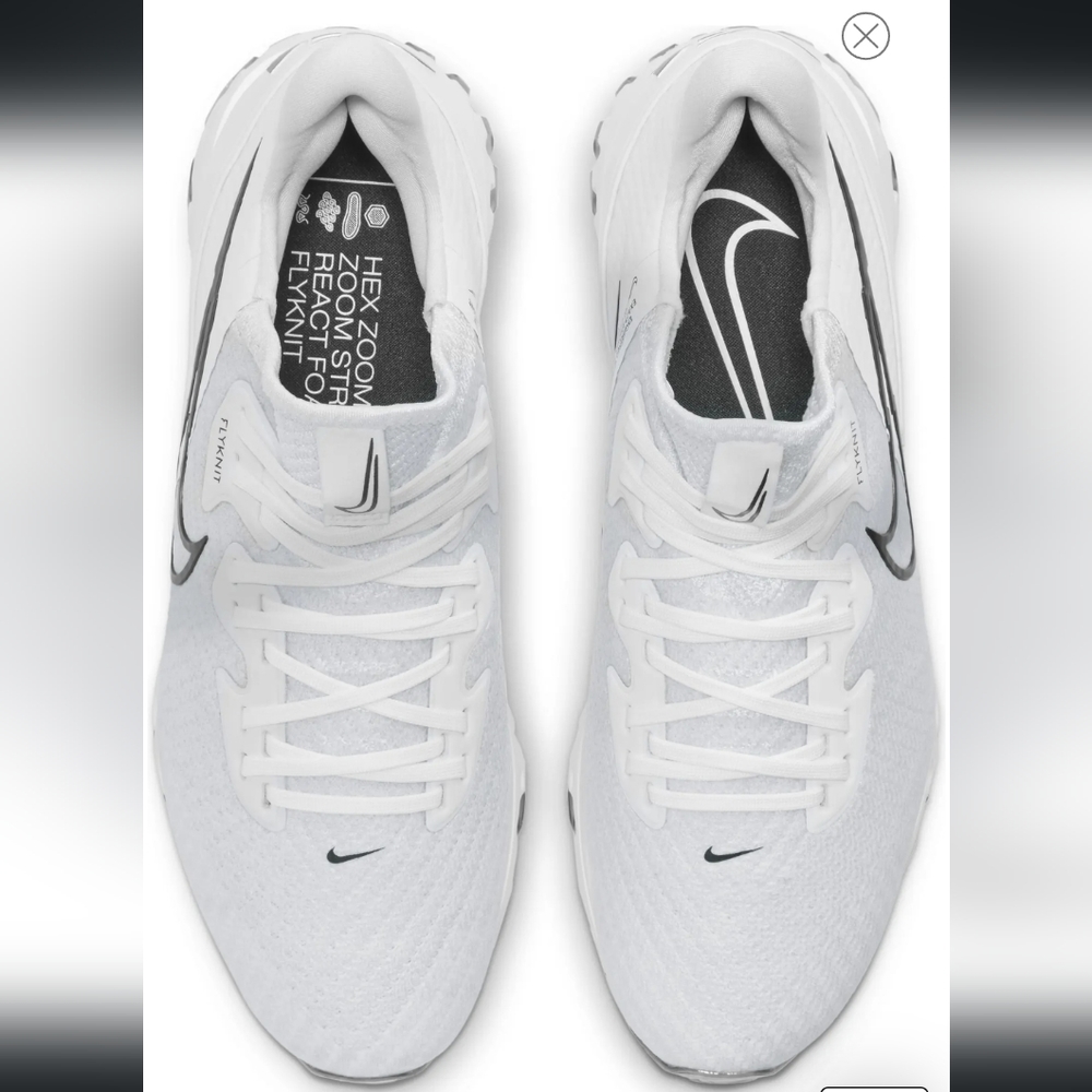 Air Zoom Infinity Tour 'White Black' Golf Shoe - Picture 2 of 6